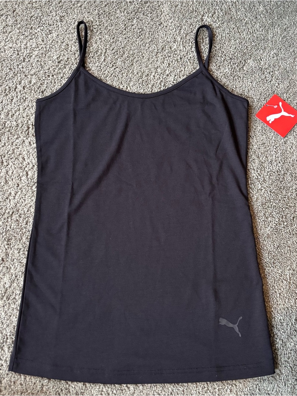 Puma BMW Motorsport Women's Team Spaghetti Tee In Anthracite Size Medium NWT